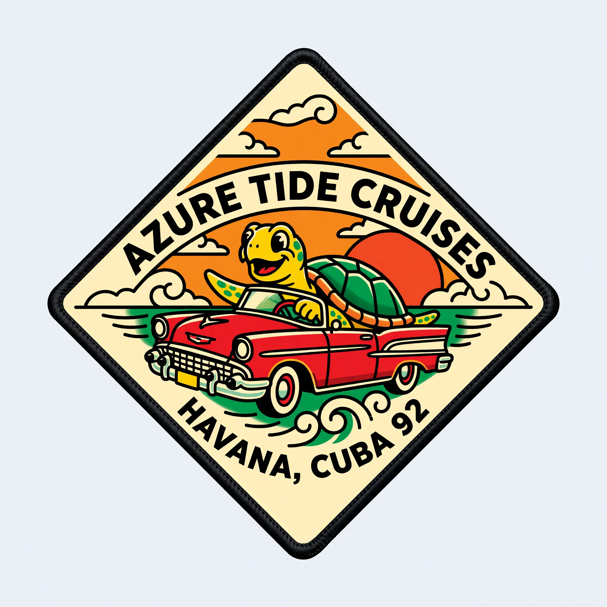 American Traditional Tattoo example patch